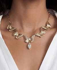 Ettika Gold-Plated Butterfly Choker Necklace