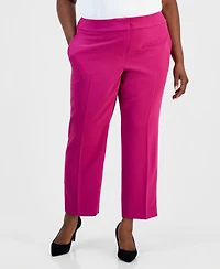 Kasper Plus High-Rise Pants