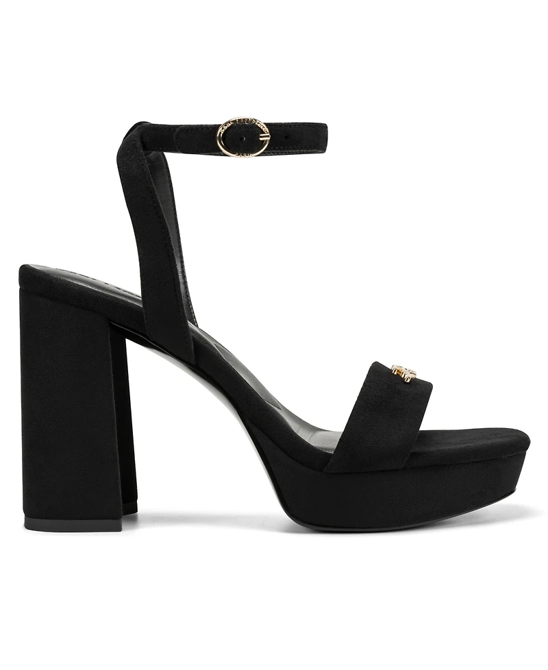 Karl Lagerfeld Paris Women's Maeleia Platform Ankle Strap Dress Sandals