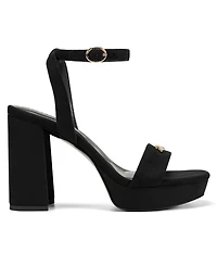 Karl Lagerfeld Paris Women's Maeleia Platform Ankle Strap Dress Sandals