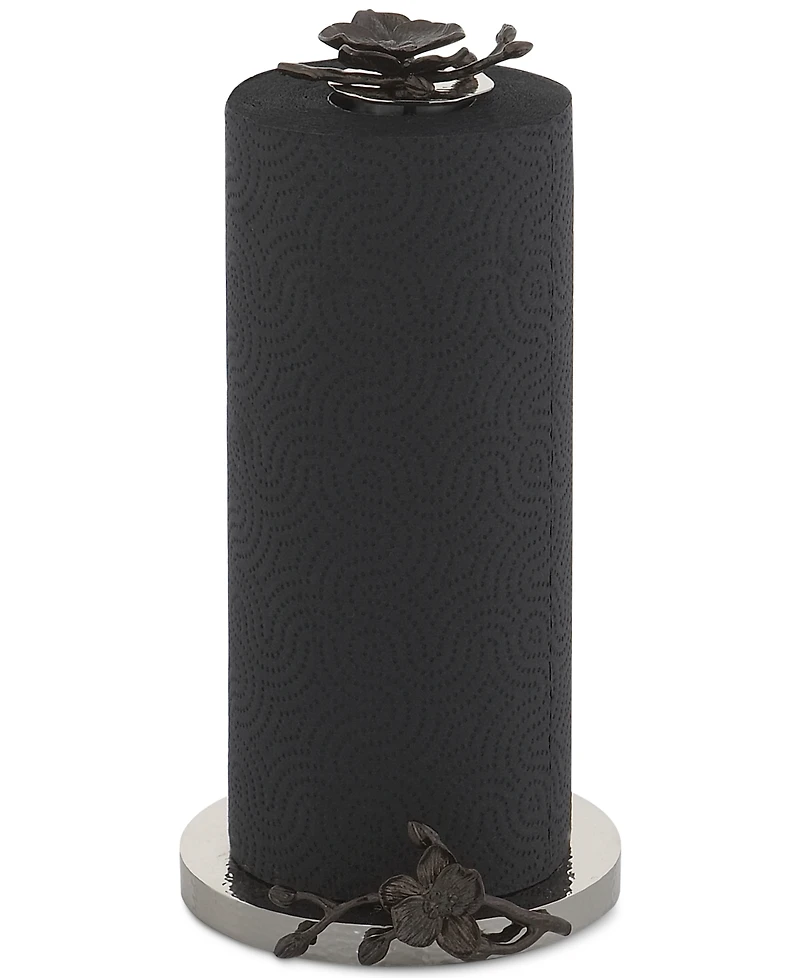 Michael Aram Black Orchid Collection Paper Towel Holder