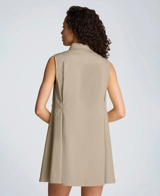 giselle pleated trapeze mini dress Abercrombie and Fitch Giselle Pleated Trapeze Mini