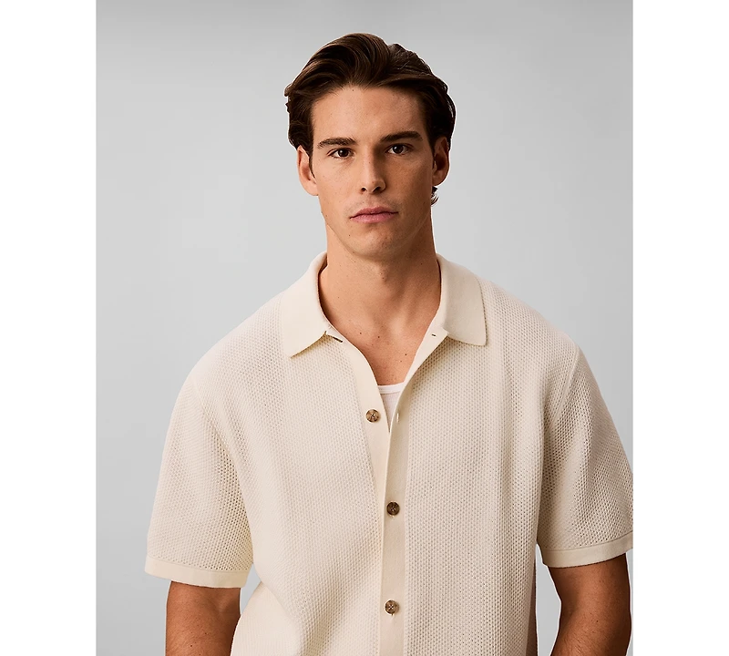 Calvin Klein Men's Short-Sleeve Sweater