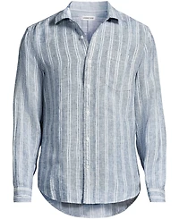Lands' End Big & Tall Long Sleeve Linen Shirt