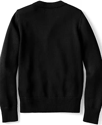 Lands' End Girls School Uniform Legacy Varsity Cardigan