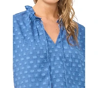 Vince Camuto Women's V-Neck Short-Sleeve Top