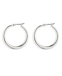 Lauren Ralph Small Graduated Hoop Earrings 1-1/8"