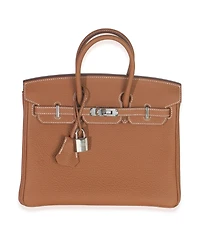 Pre-Owned HERMES Gold Togo Birkin 25 Phw