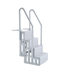 Inolait 4-Step Swimming Pool Ladder with Non-Slip Steps and Double Handrails 400 lbs Capacity