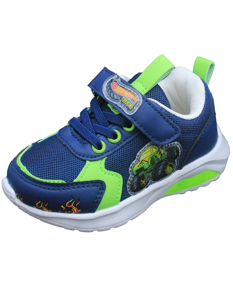 Hot Wheels Monster Trucks Toddler Light-Up Sneakers