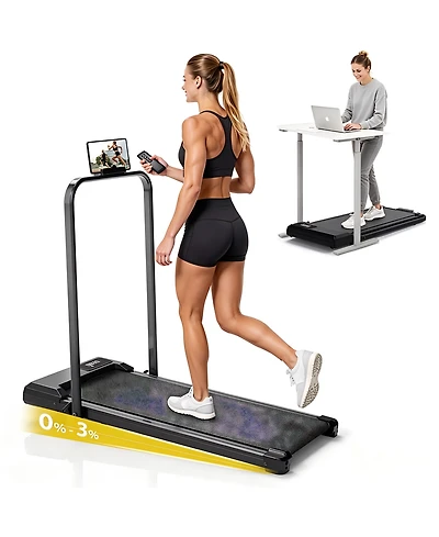Redliro Walking Pad Treadmill 2-in-1 with Incline
