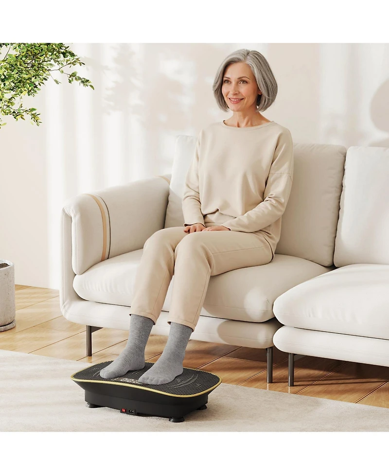 Sugift 20 in Vibration Plate Exercise Machine with 10 Speed Settings