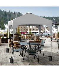 Sugift 6.6 ft Pop Up Canopy Tent with Height Adjustment and Bag