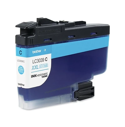 Brother LC3039C 5000 Page-Yield INKvestment Ultra High-Yield Ink