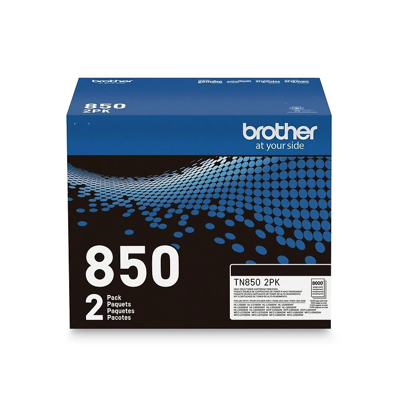 Brother TN8502PK 8,000 Page-Yield High-Yield Toner (2/Pack