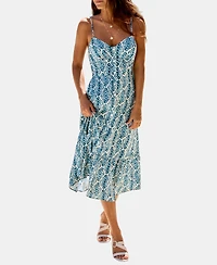 Cupshe Women's Saddle Up Geo Midi Beach Dress