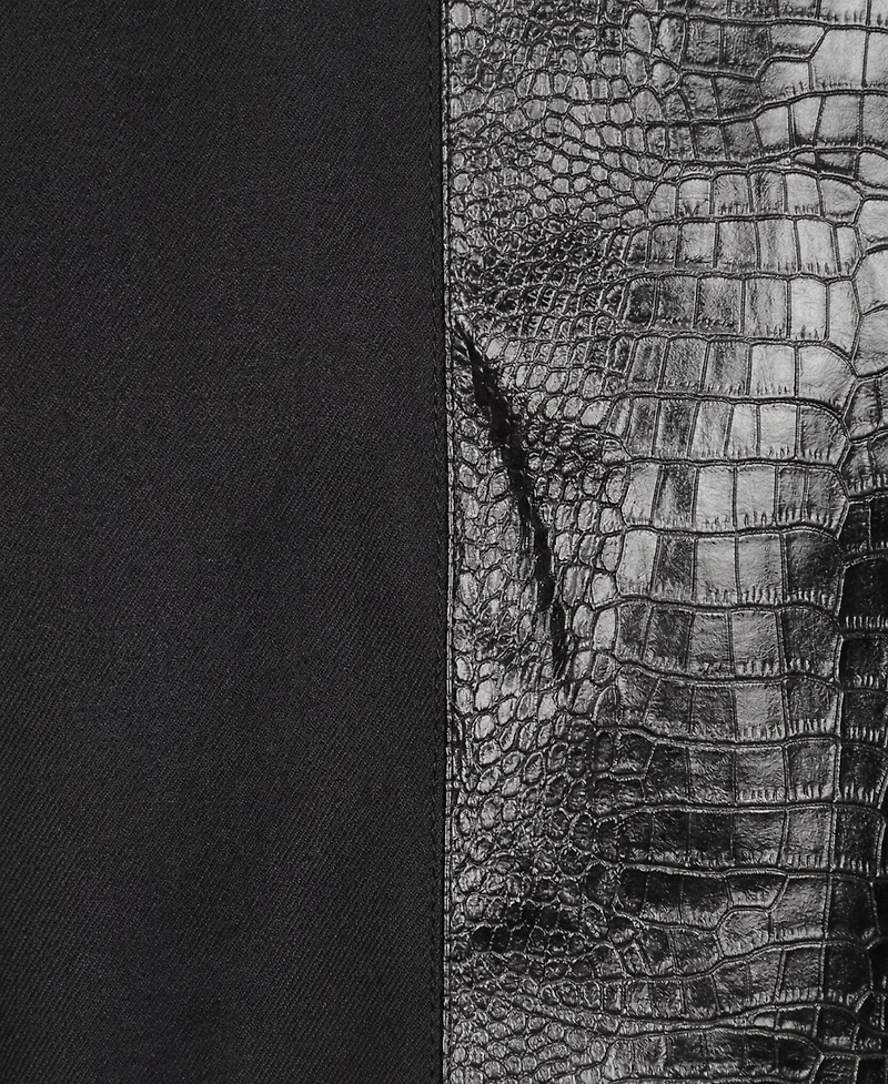 Modenaire Women's Mixed Texture Sleeveless Blazer