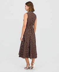 Anne Klein Petite Sleeveless Godet Shirt Dress