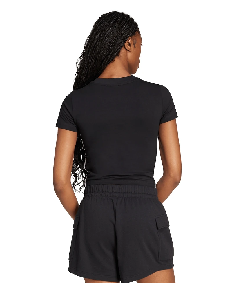 adidas Women's Essentials Slim-Fit Short-Sleeve Baby T-Shirt