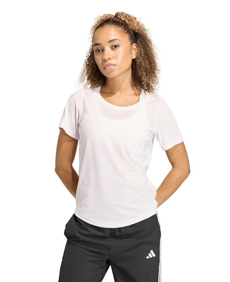 adidas Women's Workout Essentials Seamless Scoop Neck T-Shirt