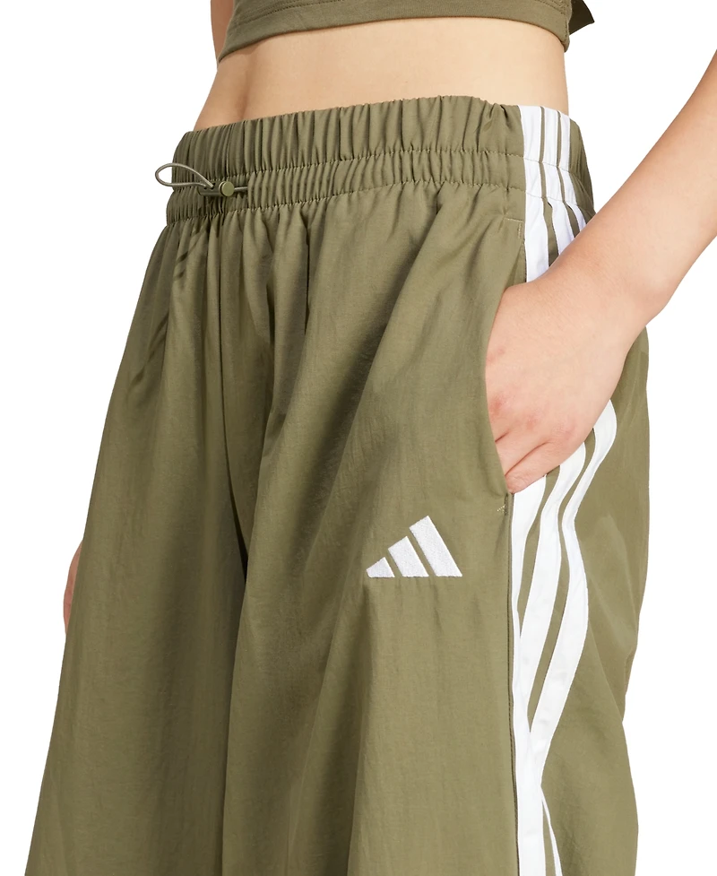 adidas Women's Three Stripe Parachute Pants