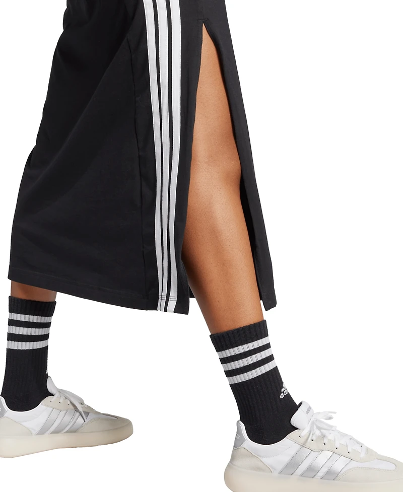 adidas Women's Cotton-Blend Sleeveless Racerback Maxi Dress