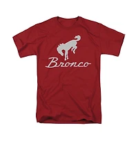 Logovision Men's Ford Bronco Chrome Bronco Logo T-Shirt