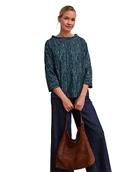 Celtic & Co. Women's Cotton Blend Collared T-Shirt