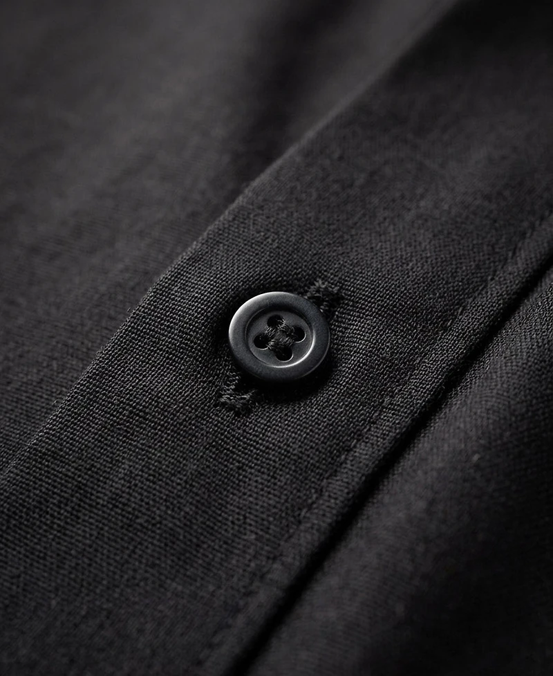 Modenaire Men's Short-Sleeve Stand-Collar Jacket