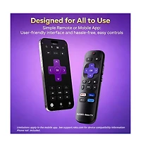 Aurzen Portable Mini Roku Tv Projector with Carrying Case, Roku Built-in, Dustproof Tech, 1080p Fhd, DoIby Audio, Auto Focus and Keystone