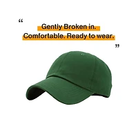 Furlihong Classic Unisex Cotton Adjustable Low Crown Baseball Cap - Plain Dad Hat for Everyday Wear