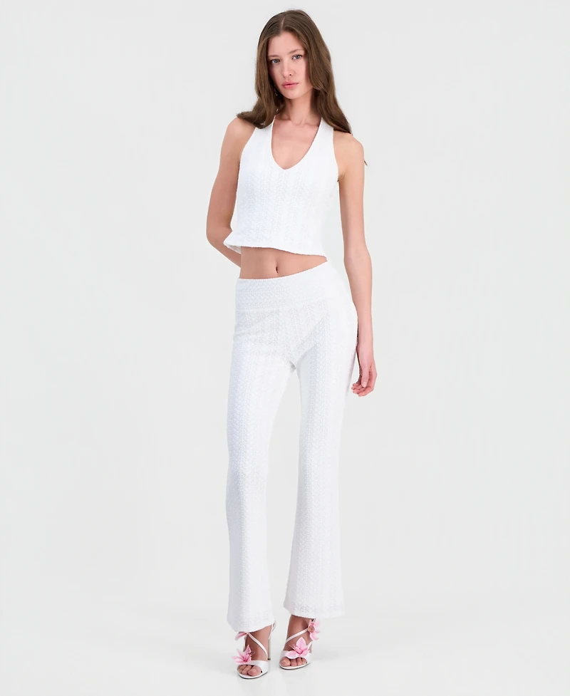 Guess Women's Joey Textured Knit Pull-On Pants