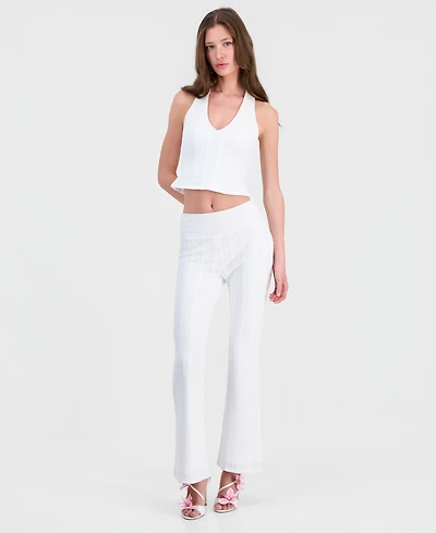 Guess Women's Joey Textured Knit Pull-On Pants