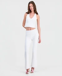 Guess Women's Joey Textured Knit Pull-On Pants