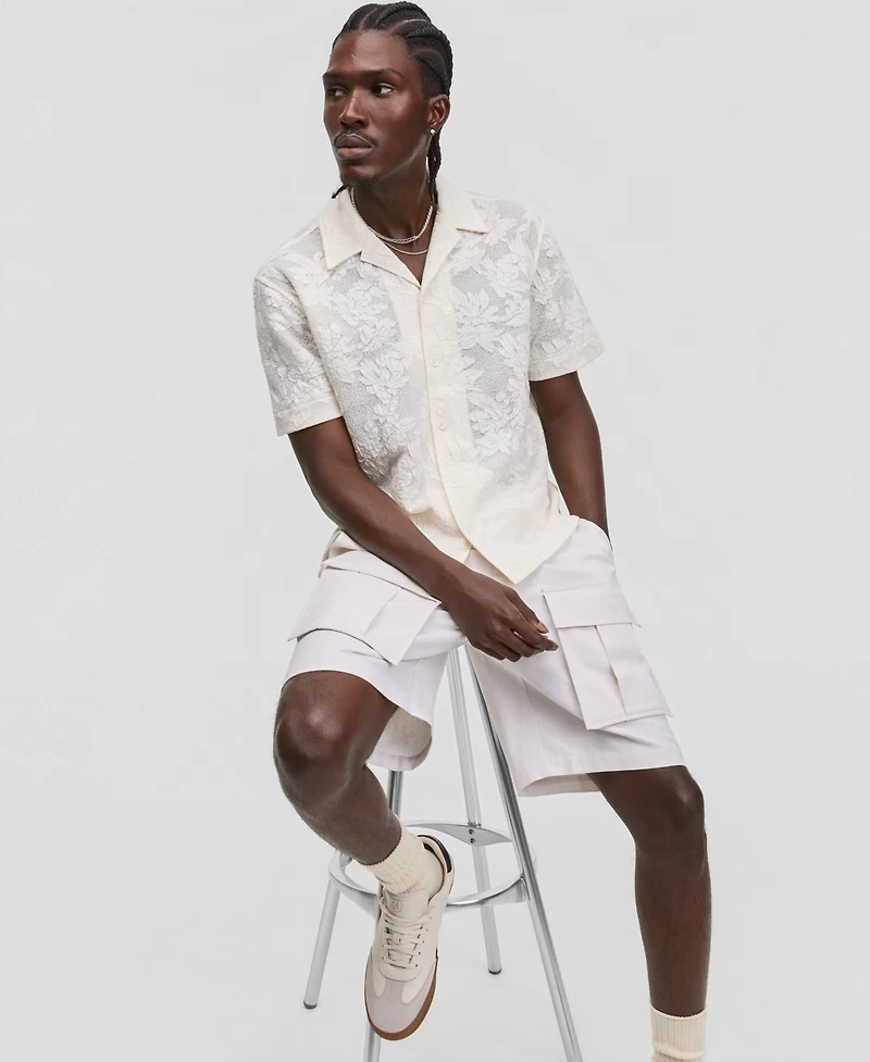 Mode of One Men's Relaxed-Fit Sinclar Camp Shirt, Macy's Exclusive