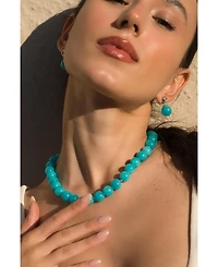 Classicharms Gia Amazonite Bead Drop Earrings