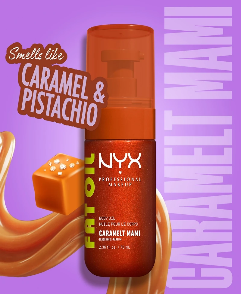 Nyx Professional Makeup Fat Oil Body Oil, 2.36 oz.