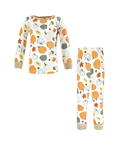 Hudson Baby Toddler Boys Cotton Pajama Set, Autumn Harvest