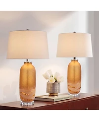 Possini Euro Design Possini Euro Lapis 28 1/4"H Tian Art Glass Table Lamp Set of 2