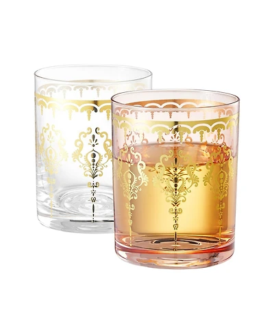 The Wine Savant Moroccan Glass Tumblers, Set of 2