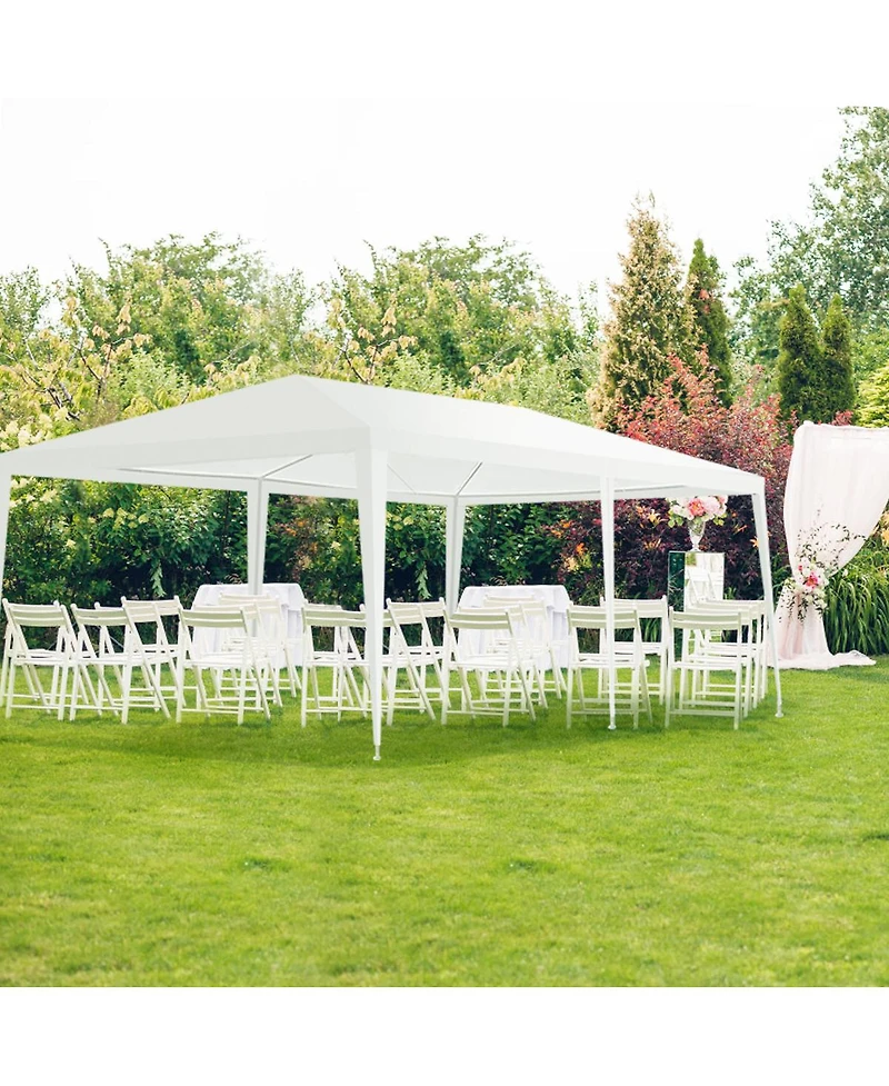 Gymax Heavy Duty 10'x20' Canopy Party Gazebo Cater Event Wedding TentW/Side Walls