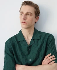 Mango Men's Regular-Fit Lyocell Shirt