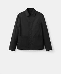 Mango Men's Pockets Lyocell Cotton Jacket
