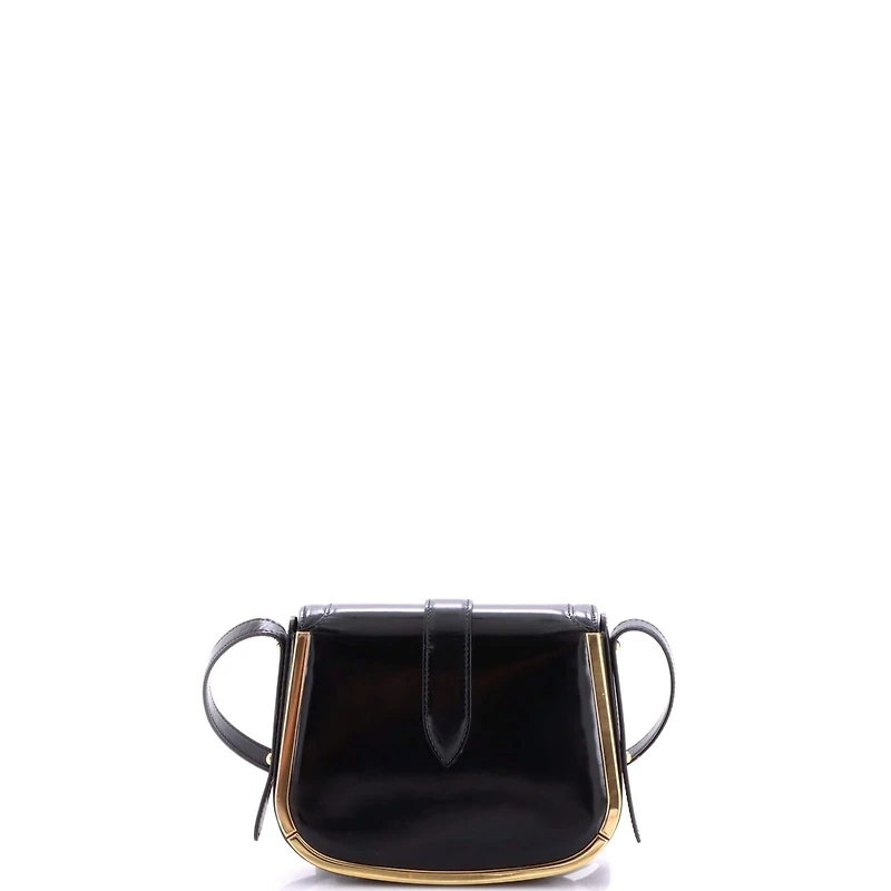 Pre-Owned Salvatore Ferragamo Small Sabine Shoulder Bag Patent