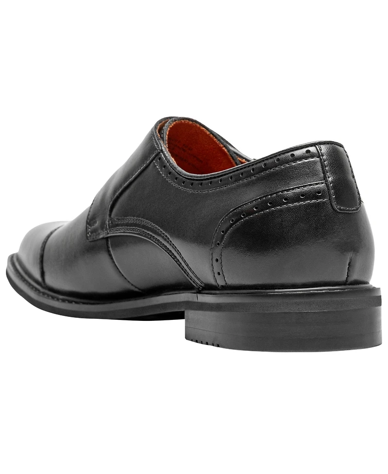 Stacy Adams Men's Boswell Cap Toe Double Monk Strap Shoe