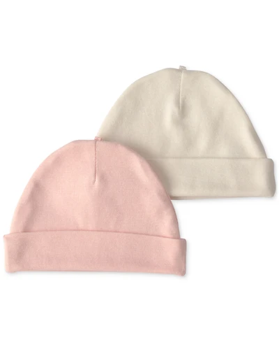 Carter's Baby Girls' Newborn Caps, 2-Pack