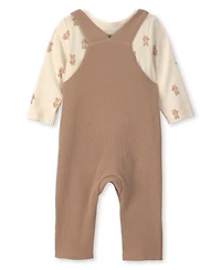 Carter's Baby Boy's Long-Sleeve Top and Overall 2-Piece Set