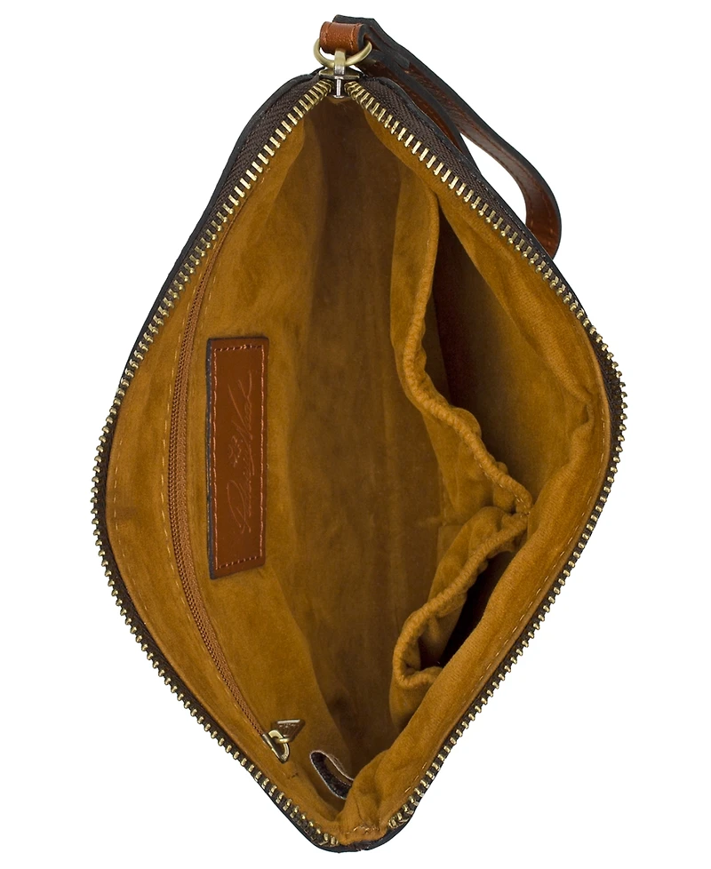 Patricia Nash Cassini Paris Postcard Leather Wristlet