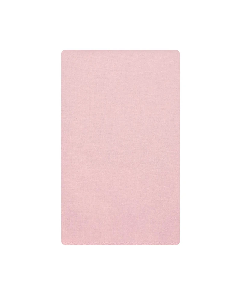 Hudson Baby Girl Cotton Poly Flannel Burp Cloths Bundle 12-Pack, Soft Pink Floral, One Size