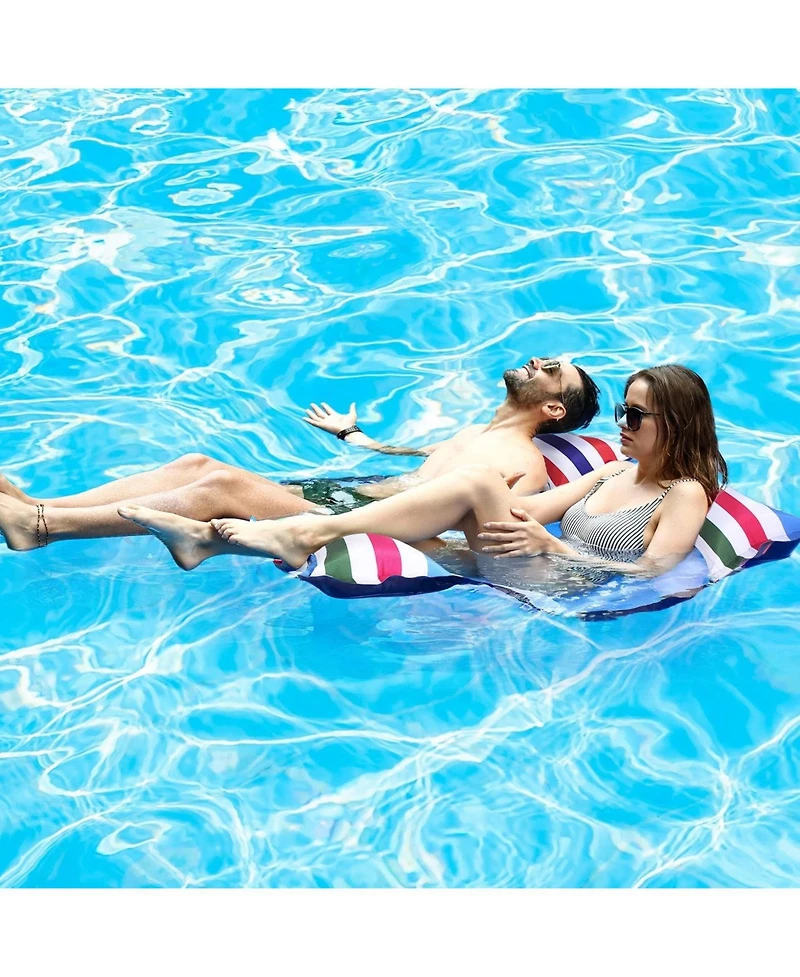 Gnuadz 2 pack Pool Hammock Float Inflatable Water Lounger